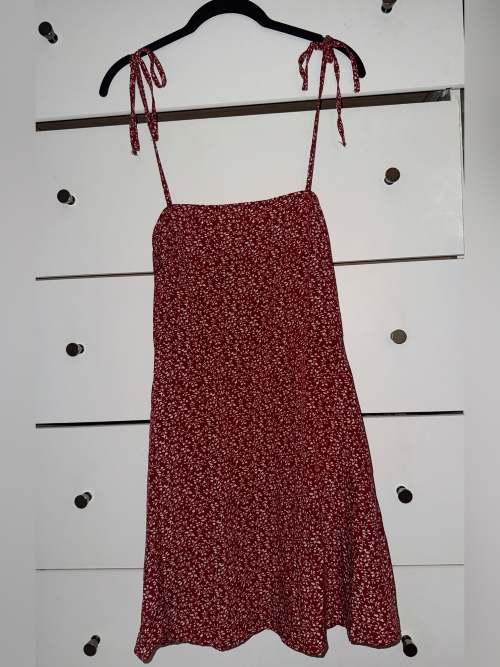 Burnt Red Speckled Dress